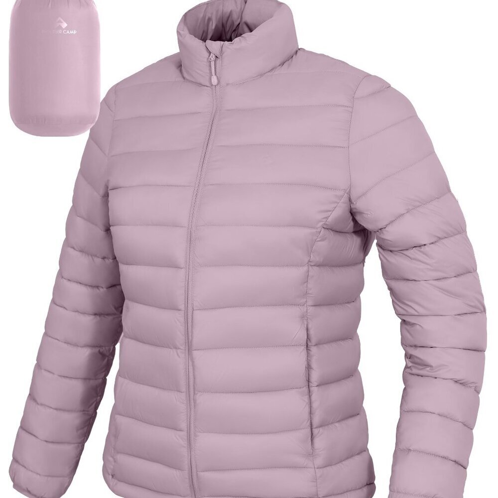 Lightweight Packable Puffer Jacket Quilted Thermal Winter Coat Chic Minimal